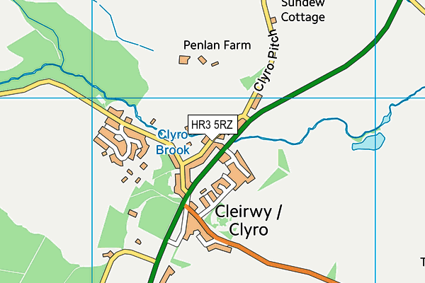 HR3 5RZ map - OS VectorMap District (Ordnance Survey) HR3 5RZ map - OS VectorMap District (Ordnance Survey)