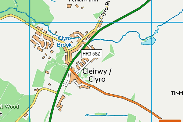 HR3 5SZ map - OS VectorMap District (Ordnance Survey) HR3 5SZ map - OS VectorMap District (Ordnance Survey)