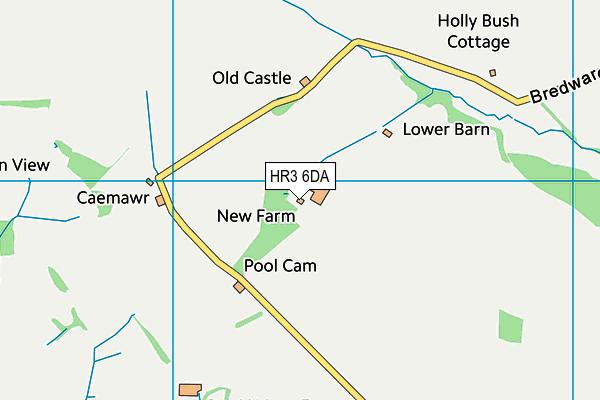 HR3 6DA map - OS VectorMap District (Ordnance Survey) HR3 6DA map - OS VectorMap District (Ordnance Survey)