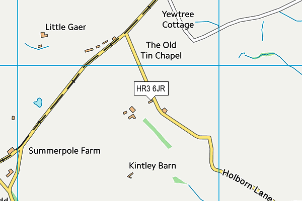 HR3 6JR map - OS VectorMap District (Ordnance Survey) HR3 6JR map - OS VectorMap District (Ordnance Survey)