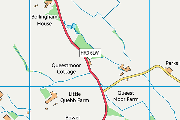 HR3 6LW map - OS VectorMap District (Ordnance Survey) HR3 6LW map - OS VectorMap District (Ordnance Survey)