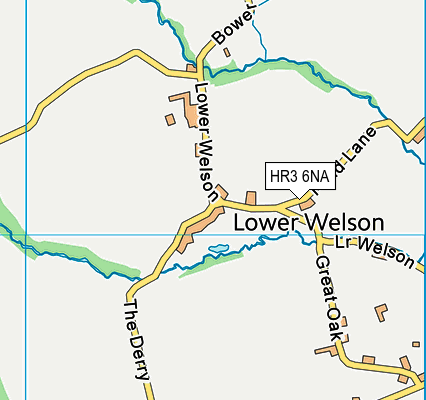 HR3 6NA map - OS VectorMap District (Ordnance Survey) HR3 6NA map - OS VectorMap District (Ordnance Survey)