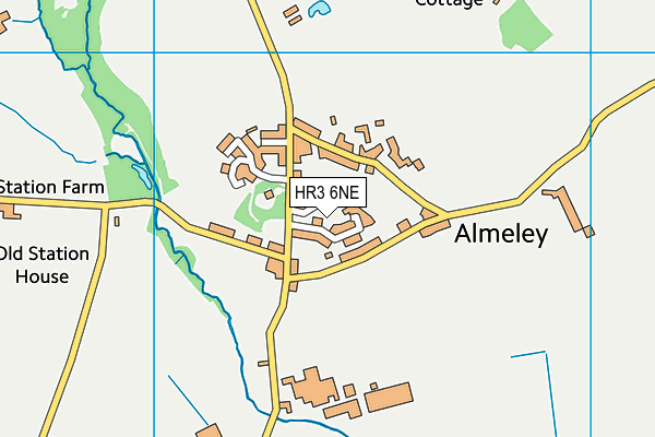 HR3 6NE map - OS VectorMap District (Ordnance Survey) HR3 6NE map - OS VectorMap District (Ordnance Survey)