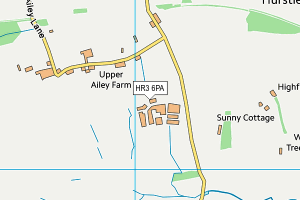HR3 6PA map - OS VectorMap District (Ordnance Survey) HR3 6PA map - OS VectorMap District (Ordnance Survey)