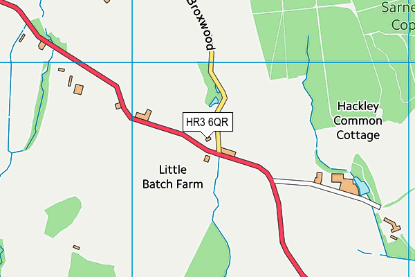 HR3 6QR map - OS VectorMap District (Ordnance Survey) HR3 6QR map - OS VectorMap District (Ordnance Survey)