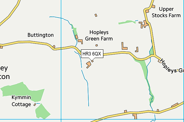 HR3 6QX map - OS VectorMap District (Ordnance Survey) HR3 6QX map - OS VectorMap District (Ordnance Survey)