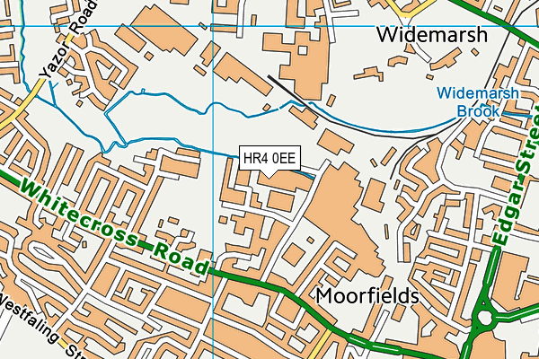 HR4 0EE map - OS VectorMap District (Ordnance Survey) HR4 0EE map - OS VectorMap District (Ordnance Survey)