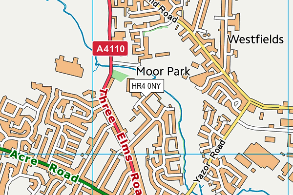 HR4 0NY map - OS VectorMap District (Ordnance Survey) HR4 0NY map - OS VectorMap District (Ordnance Survey)