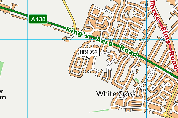 HR4 0SX map - OS VectorMap District (Ordnance Survey) HR4 0SX map - OS VectorMap District (Ordnance Survey)