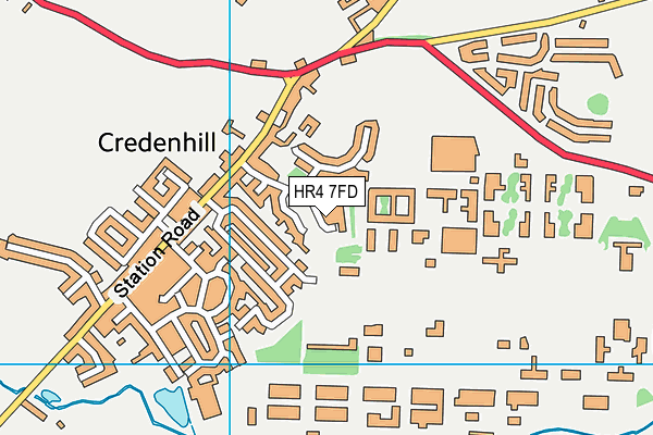HR4 7FD map - OS VectorMap District (Ordnance Survey) HR4 7FD map - OS VectorMap District (Ordnance Survey)
