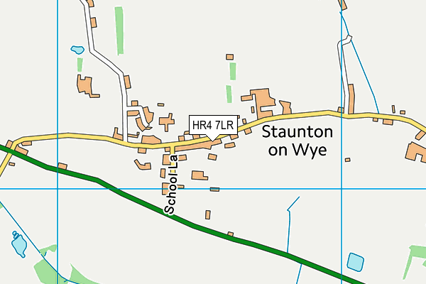 HR4 7LR map - OS VectorMap District (Ordnance Survey) HR4 7LR map - OS VectorMap District (Ordnance Survey)