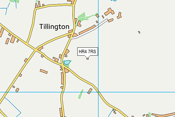 HR4 7RS map - OS VectorMap District (Ordnance Survey) HR4 7RS map - OS VectorMap District (Ordnance Survey)