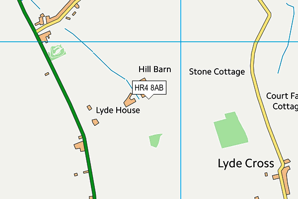 HR4 8AB map - OS VectorMap District (Ordnance Survey) HR4 8AB map - OS VectorMap District (Ordnance Survey)