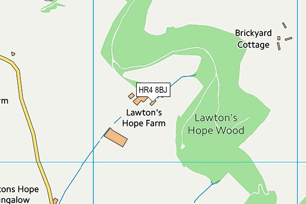 HR4 8BJ map - OS VectorMap District (Ordnance Survey) HR4 8BJ map - OS VectorMap District (Ordnance Survey)