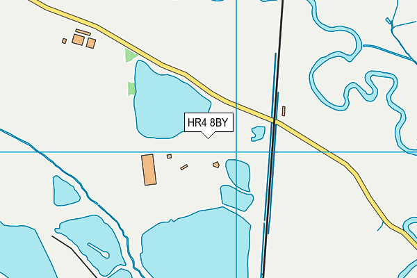 HR4 8BY map - OS VectorMap District (Ordnance Survey) HR4 8BY map - OS VectorMap District (Ordnance Survey)