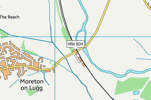HR4 8DH map - OS VectorMap District (Ordnance Survey) HR4 8DH map - OS VectorMap District (Ordnance Survey)