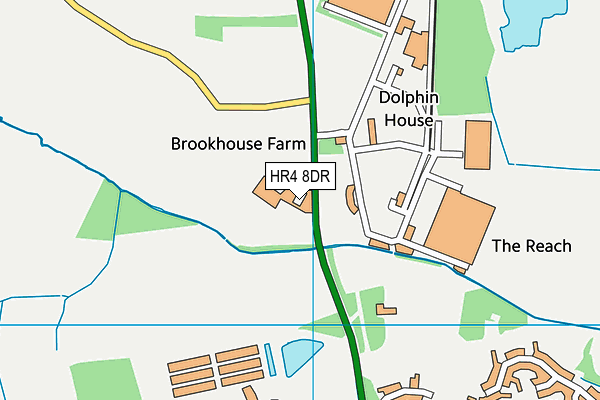 HR4 8DR map - OS VectorMap District (Ordnance Survey) HR4 8DR map - OS VectorMap District (Ordnance Survey)