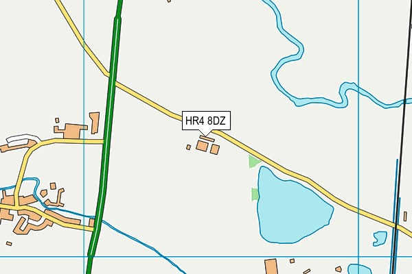 HR4 8DZ map - OS VectorMap District (Ordnance Survey) HR4 8DZ map - OS VectorMap District (Ordnance Survey)