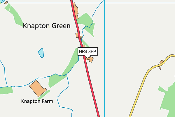 HR4 8EP map - OS VectorMap District (Ordnance Survey) HR4 8EP map - OS VectorMap District (Ordnance Survey)