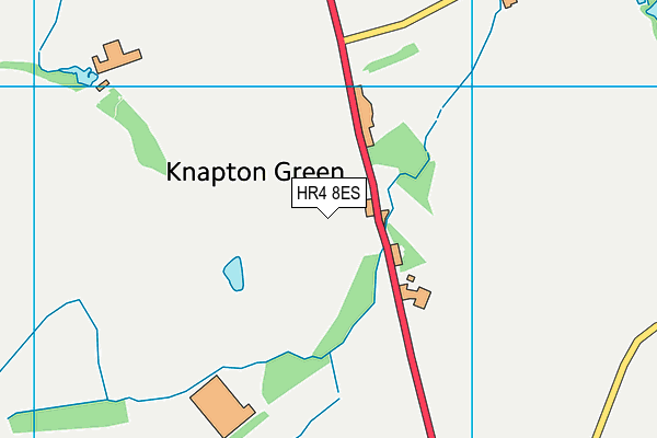 HR4 8ES map - OS VectorMap District (Ordnance Survey) HR4 8ES map - OS VectorMap District (Ordnance Survey)