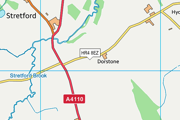 HR4 8EZ map - OS VectorMap District (Ordnance Survey) HR4 8EZ map - OS VectorMap District (Ordnance Survey)