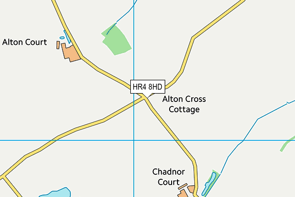 HR4 8HD map - OS VectorMap District (Ordnance Survey) HR4 8HD map - OS VectorMap District (Ordnance Survey)