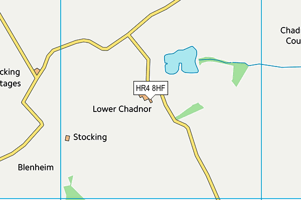 HR4 8HF map - OS VectorMap District (Ordnance Survey) HR4 8HF map - OS VectorMap District (Ordnance Survey)