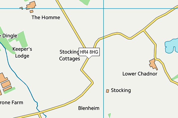 HR4 8HG map - OS VectorMap District (Ordnance Survey) HR4 8HG map - OS VectorMap District (Ordnance Survey)
