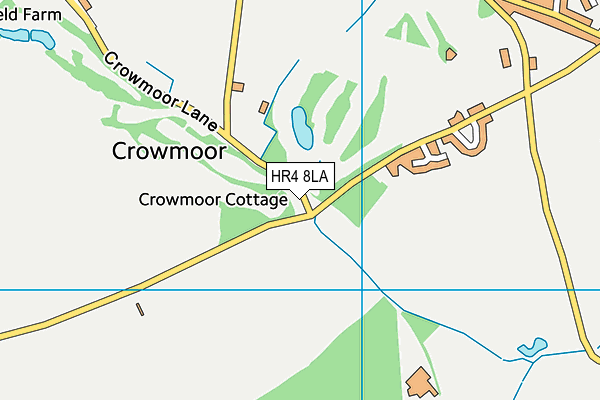 HR4 8LA map - OS VectorMap District (Ordnance Survey) HR4 8LA map - OS VectorMap District (Ordnance Survey)