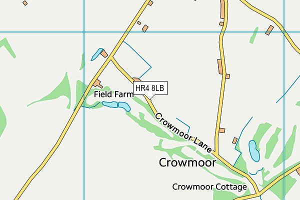 HR4 8LB map - OS VectorMap District (Ordnance Survey) HR4 8LB map - OS VectorMap District (Ordnance Survey)