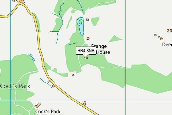 HR4 8NB map - OS VectorMap District (Ordnance Survey) HR4 8NB map - OS VectorMap District (Ordnance Survey)