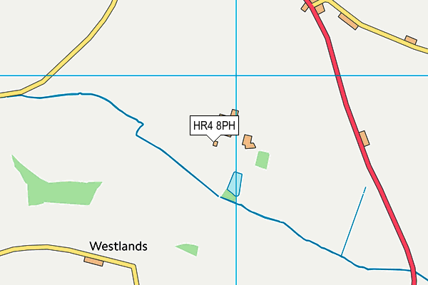 HR4 8PH map - OS VectorMap District (Ordnance Survey) HR4 8PH map - OS VectorMap District (Ordnance Survey)