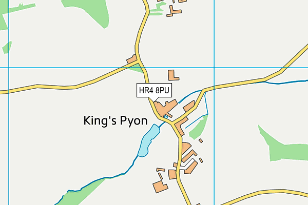 HR4 8PU map - OS VectorMap District (Ordnance Survey) HR4 8PU map - OS VectorMap District (Ordnance Survey)
