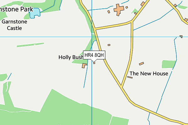 HR4 8QH map - OS VectorMap District (Ordnance Survey) HR4 8QH map - OS VectorMap District (Ordnance Survey)