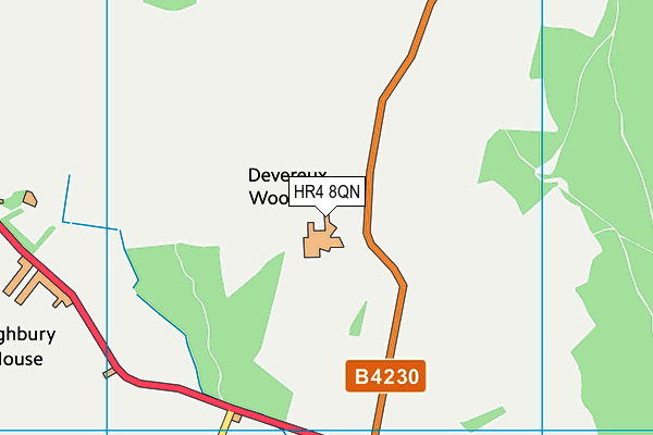 HR4 8QN map - OS VectorMap District (Ordnance Survey) HR4 8QN map - OS VectorMap District (Ordnance Survey)