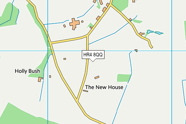 HR4 8QQ map - OS VectorMap District (Ordnance Survey) HR4 8QQ map - OS VectorMap District (Ordnance Survey)