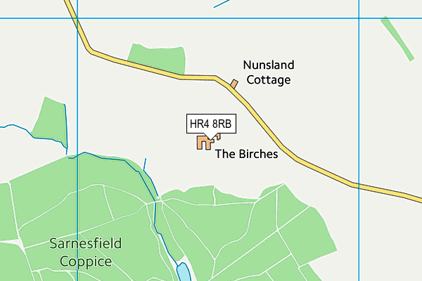 HR4 8RB map - OS VectorMap District (Ordnance Survey) HR4 8RB map - OS VectorMap District (Ordnance Survey)