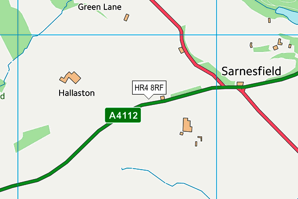 HR4 8RF map - OS VectorMap District (Ordnance Survey) HR4 8RF map - OS VectorMap District (Ordnance Survey)