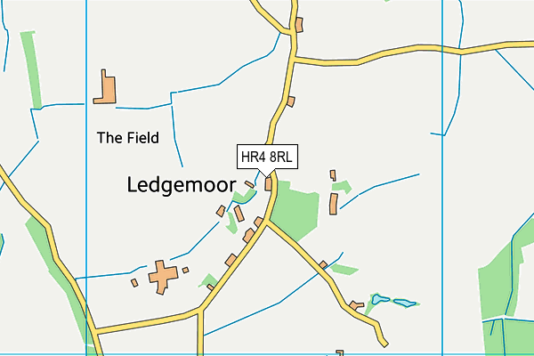 HR4 8RL map - OS VectorMap District (Ordnance Survey) HR4 8RL map - OS VectorMap District (Ordnance Survey)