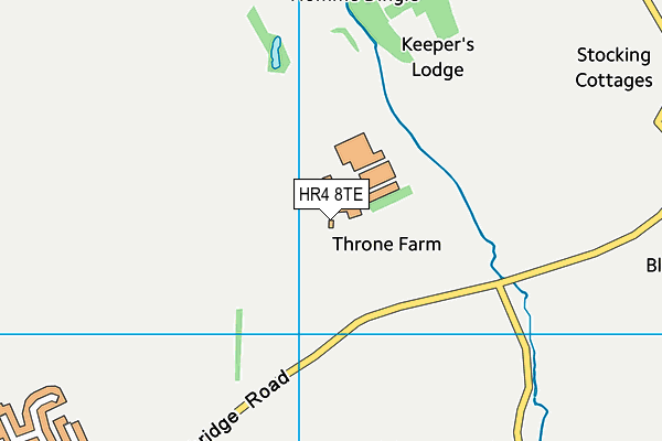 HR4 8TE map - OS VectorMap District (Ordnance Survey) HR4 8TE map - OS VectorMap District (Ordnance Survey)