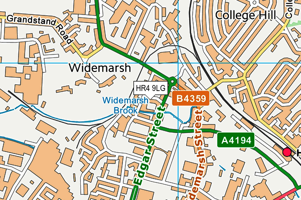 HR4 9LG map - OS VectorMap District (Ordnance Survey) HR4 9LG map - OS VectorMap District (Ordnance Survey)