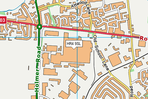 HR4 9SL map - OS VectorMap District (Ordnance Survey) HR4 9SL map - OS VectorMap District (Ordnance Survey)