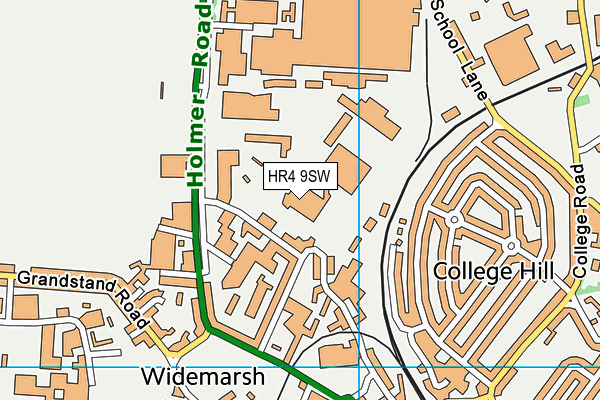 HR4 9SW map - OS VectorMap District (Ordnance Survey) HR4 9SW map - OS VectorMap District (Ordnance Survey)