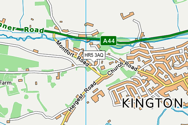 HR5 3AQ map - OS VectorMap District (Ordnance Survey) HR5 3AQ map - OS VectorMap District (Ordnance Survey)