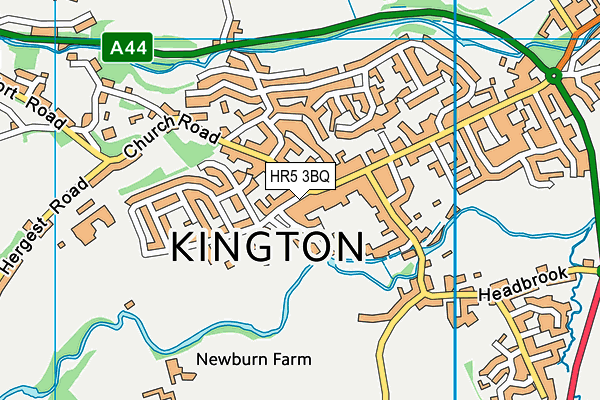 HR5 3BQ map - OS VectorMap District (Ordnance Survey) HR5 3BQ map - OS VectorMap District (Ordnance Survey)