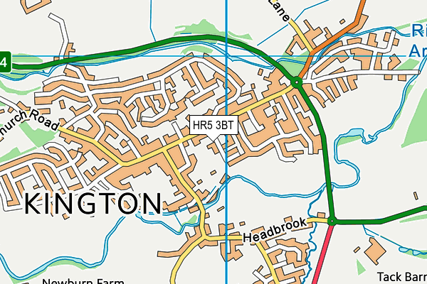 HR5 3BT map - OS VectorMap District (Ordnance Survey) HR5 3BT map - OS VectorMap District (Ordnance Survey)