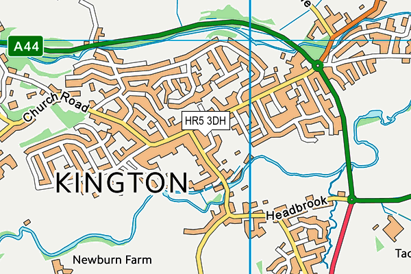 HR5 3DH map - OS VectorMap District (Ordnance Survey) HR5 3DH map - OS VectorMap District (Ordnance Survey)
