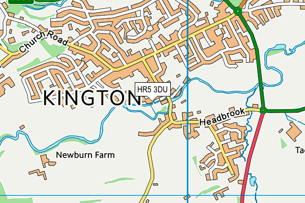 HR5 3DU map - OS VectorMap District (Ordnance Survey) HR5 3DU map - OS VectorMap District (Ordnance Survey)