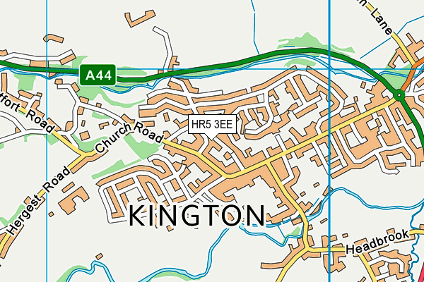 HR5 3EE map - OS VectorMap District (Ordnance Survey) HR5 3EE map - OS VectorMap District (Ordnance Survey)