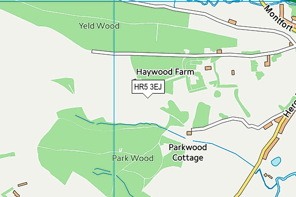 HR5 3EJ map - OS VectorMap District (Ordnance Survey) HR5 3EJ map - OS VectorMap District (Ordnance Survey)